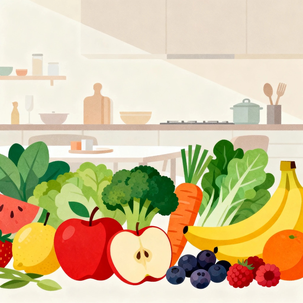 Los beneficios de una dieta rica en frutas y verduras